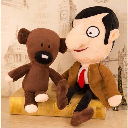 Mr.B with Teddy Bear Doll Baby Soft Plush Toys For Children Sleeping Mate Stuffed Baby Toys For Infants Birthday Gift