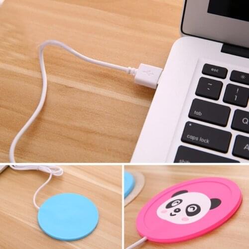 Cartoon 5V USB Warmer Silicone Heater for Mug Coffee Hot Drinks Beverage Cup Mat Pad