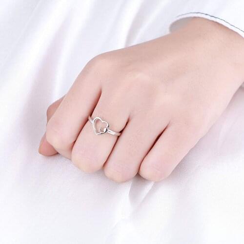 Newest Heart Semicolon Rings YLQ2000