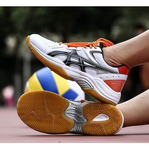 Unisex Professional Volleyball Shoes Anti Slip Indoor Sport Training Shoes Breathable Match Badminton Volleyball Shoes Sneakers