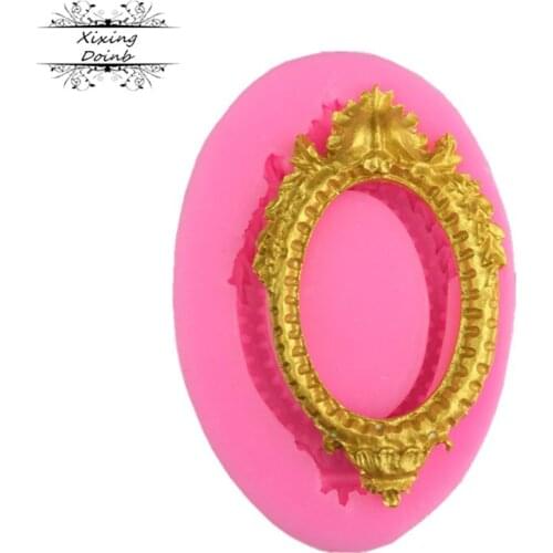 Frame silica gel mold, Fudge mold, cake decoration tool, chocolate silica gel plaster mold, sugar technology, kitchen gadget