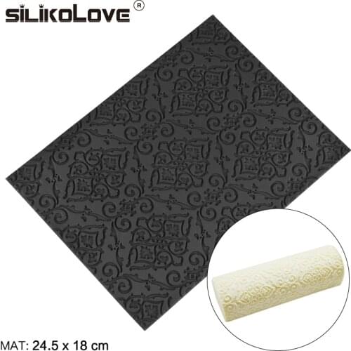 SILIKOLOVE DIY Silicone Mould Heat Resistant Texture Mat Mold Kit Mousse Baking Dessert Christmas Molds Mats Freedom Combination