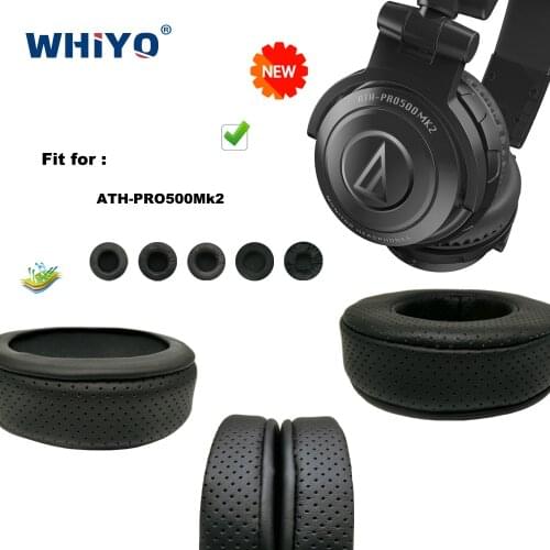 Replacement Ear Pads for ATHPRO500Mk2 ATH PRO500Mk2 PRO 500Mk2 Headset Parts Leather Cushion Velvet Earmuff Headset Sleeve Cover
