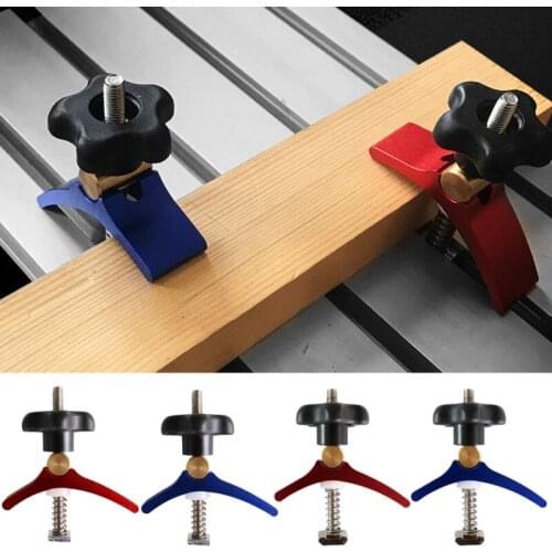 T Nut T Rail Clamp Set T-track Clamp Aluminium Clamp Set for Woodworking