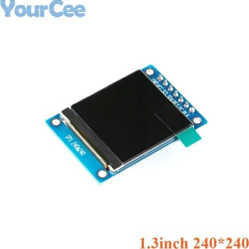 TFT Display 1.3 inch LCD Display Module HD IPS RGB Colorful LCD Screen Module 7pin 240*240 ST7789 Drive IC for Arduino