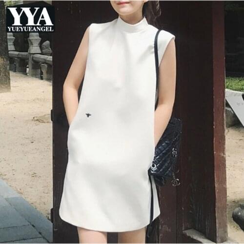 YueYueAngel Solid Summer Dresses
