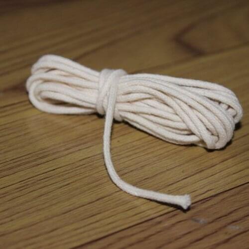 Free shipping Wholesale 3mm 50m/lot DIY Handmade Cotton Rope Woven Cotton Cord/String for Diy Accessories Bag Craft Projects