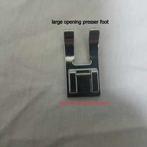 Large opening presser foot feet for Household/HOOM Sewing Machine JANOME singer pfaf juki brother bernina pfaff acm new hoom