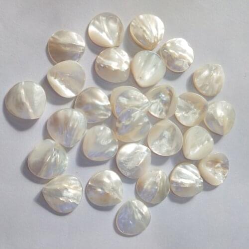 10Pcs Sector Shell Loose Beads Charms For DIY Necklace Bracelet Anklet Furniture Accessories Sewing Craft Jewelry