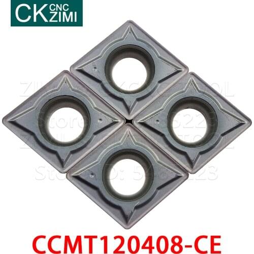 CCMT120408-CE ZM2125 CCMT 120408 CE Carbide Insert Turning Inserts Tools Cutter CNC Cutting Metal lathe Tool for stainless steel