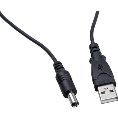CNIM Hot CNIM USB to 5.5mm / 2.1mm 5V DC Barrel Shaped Jack Power Cable