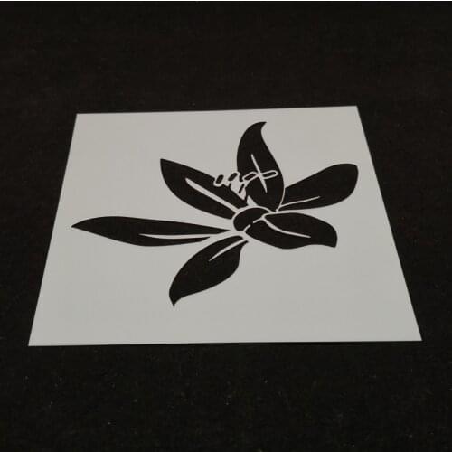 Flower pvc Layering Stencils for DIY Scrapbooking/photo album Decorative Embossing DIY Paper Cards Crafts