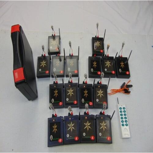 DMX New Year Use 433mhz 16 Cues Remote DJ Fireworks Receiver Electric Wire Professional Stage Smart Switch Wedding Equipment