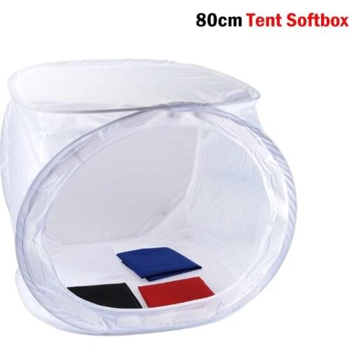 Godox Studio Soft box Shooting Tent Softbox Cube Box ,80 x 80cm/Photo Light tent+Portable Bag+ 4 Backdrops Free shipping