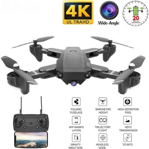 H13 RC 4K Drone With Wide-angle WiFi HD Camera Drone Profissional Gesture Photo 1080P RC Helicopter VS LF606 E58 GD89