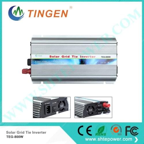800W power inverter Solar panels grid tie home system DC 10.8-28V input TEG-800W DC to AC output 110V/220V options