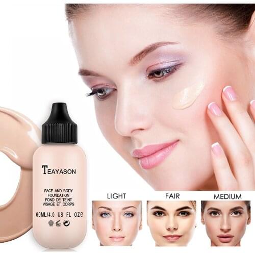 6 Colors Matte Lasting Oil Control Concealer Cream Brighten Makeup Moisturizing Liquid Natural Face Foundation