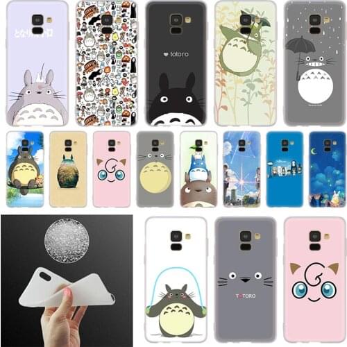 My Neighbor Arriving Totoro Anime Phone Case For Samsung Galaxy A10 A20 A30 A40 A50 A60 A70 A6 A8 Plus A7 A9 2018 A3 A5 2017