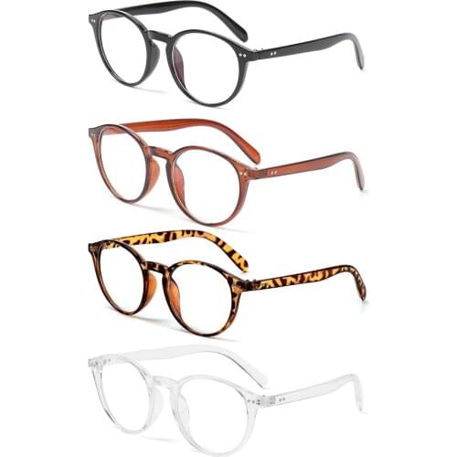 Retro Round Frame Blue Light Blocking Glasses Women Optical Spectacles Anti Blue Rays Eyewear Gaming Filter Eyeglasses