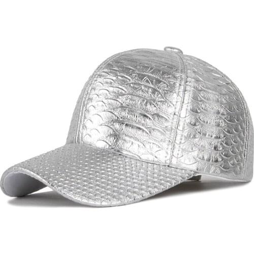 Solid Leather Baseball Cap Adjustable Snapback Cap Hat for Men 78