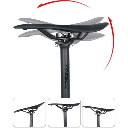 TOSEEK Carbon Fiber MTB Road Bike Seatpost Adjustable Bicycle Seat Post Tube 27.2/30.8/31.6MM Durable Cycling Parts Accessories