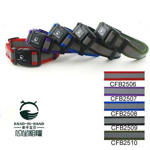 50Pcs/Lot Lively Pet Dog Reflective Collar Buckle Style 2.5cm 5 Colors