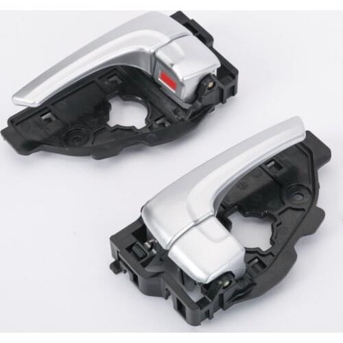 Interior Door Handle for Tucson 10-15 Chrome Front or Rear Inner Door Handle Left&Right