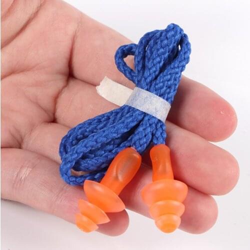 Soft Silicone Spiral Waterproof Ear Plug Sleeping Travel Study Anti Noise Earplugs Hearing Protection Noise Reduction Ear Plugs