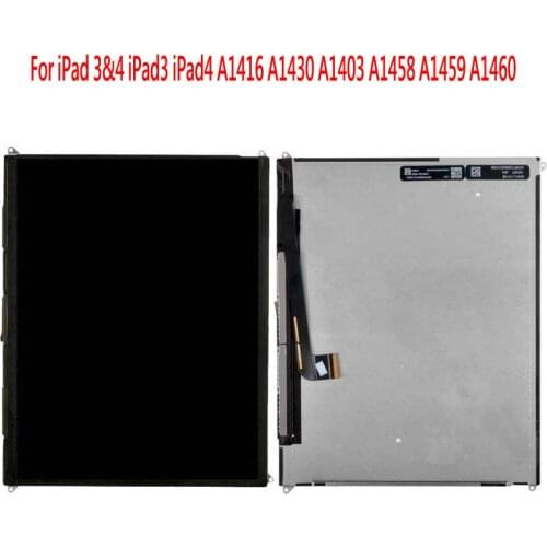 1 Pcs LCD Display For iPad 3&4 iPad3 iPad4 A1416 A1430 A1403 A1458 A1459 A1460 LCD Matrix Screen Tablet Panel Monitor