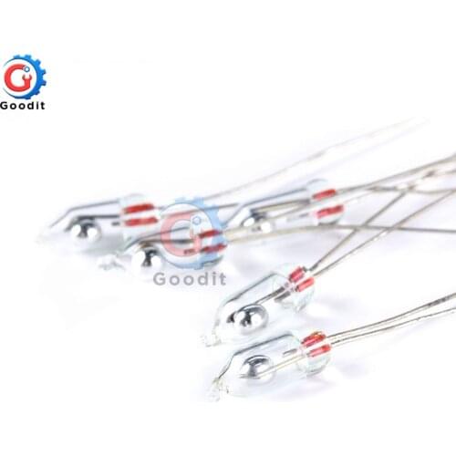 10Pcs 3MM Mercury switch Tilt switch Unidirectional NEW On/Off