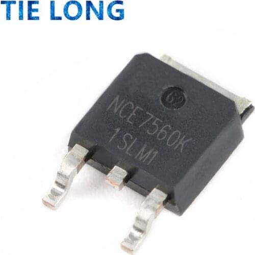 10PCS/LOT New original NCE7560K patch TO 60-252 field effect tube a75v N channel
