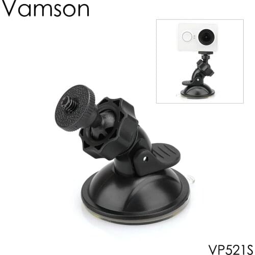 Vamson Windshield Mini for Gopro Suction Cup Car Sucker For SJ4000 for Xiaomi 4K for GoPro hero 7 6 5 4 3 VP521S