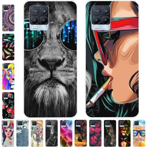 For Realme 8 Pro Case Phone Cover Soft Silicone Back Case for OPPO Realme 8 Pro Phone Cases for Realme 8Pro Realme8 global Capa