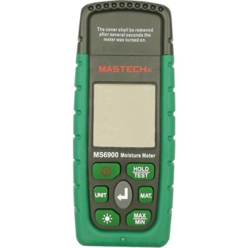 Mastech MS6900 Higrometre MS6900 Mini Digital Moisture Meter Wood/ Lumber/Concrete Buildings Humidity Tester with LCD Display