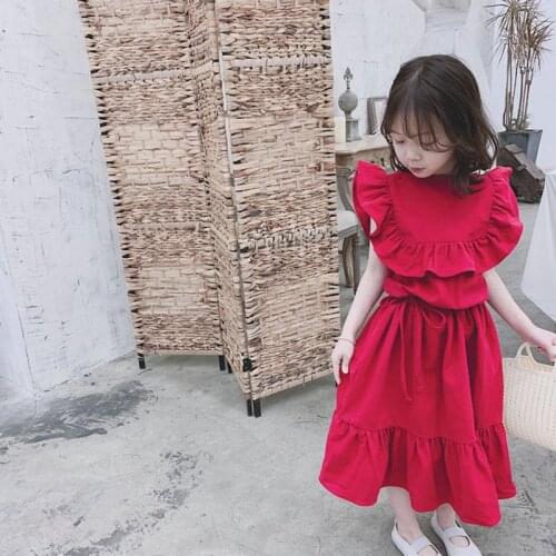 ChildrenS Clothes Spring And Summer New Girls Korean Style Ruffled Waist Princess Dress Baby Short Sleeve Dress