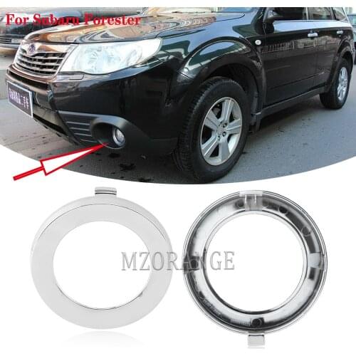 For Subaru Forester 2009 2010 2011 2012 2013 Fog Light Lamp Cover Front Chrome Cap Trim Ring Garnish hole 57731SC000 57731 SC000