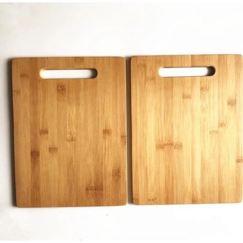 Bamboo Cutting Board with Handle 2Pcs