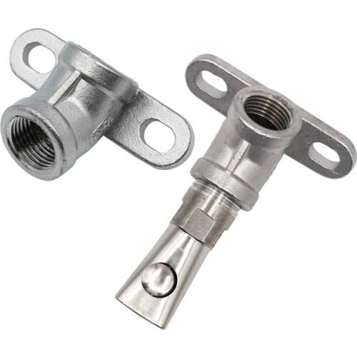 1Set Stainless Steel Pig Nipple Drinker Copper Head Drinker Pipe Connector Pig Drinking System Livestock Pig Drinker Supplies