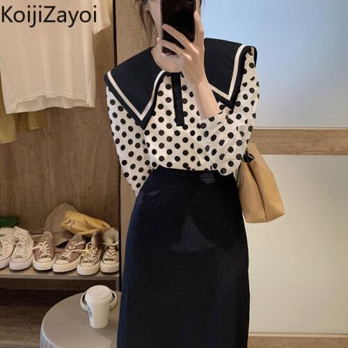 Блузки в горошек KOIJIZAYOI China At AliExpress