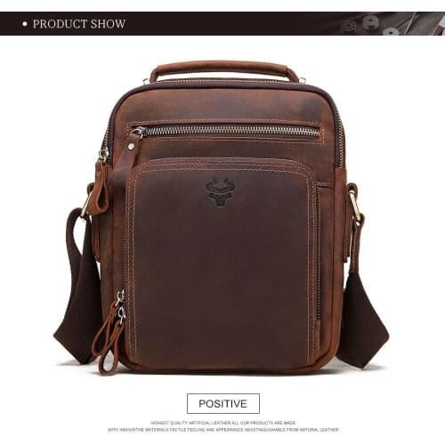 Cow Leather Rfid Genuine Leather Wallets Men Wallet Credit Business Card Holders Vintage Brown Leather Wallet Purses Quality