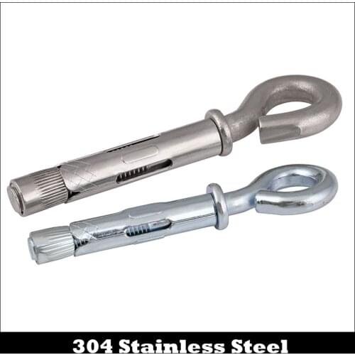 M10 M12 M10*60 M10x60 M12*70 M12x70 304 Stainless Steel 304ss Hook Lifting Hanging Concrete Anchor Sleeve Expansion Bolt
