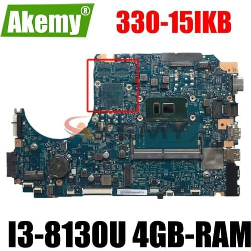 For Lenovo 330-15IKB V330-15IKB Laptop Motherboard LV315KB MB 17807-3 448.0DC04.0031 With I3-8130U CPU 4GB-RAM 100% Fully Tested