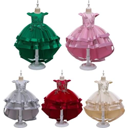 Fashion Princess Dress for Baby Girl Flower Elegant Girls Dresses summer birthday Party Christmas Halloween Kids Dresses Clothes