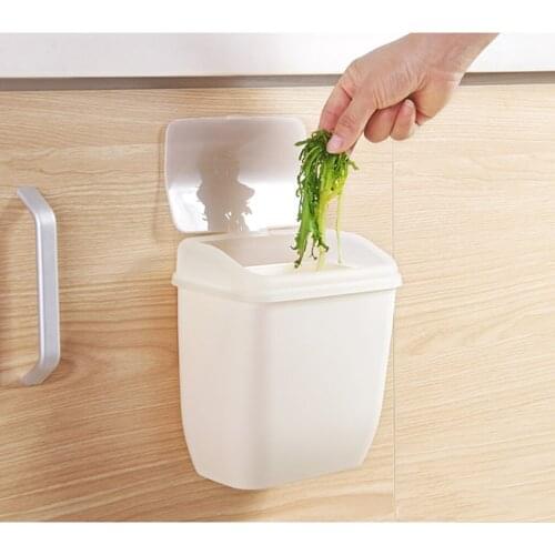 Kitchen Wastebasket Wall Mounted Rubbish Bin Home ing Dustbin
