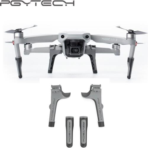 PGYTECH Extended Landing Gear For DJI Mavic Air 2 Leg Support Protector Extension LED Fit for DJI Mavic Air 2 Drone Accessories