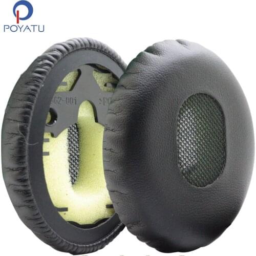 Poyatu Earpads For Bose On-Ear/OE1 QC3 QuietComfort 3 Headphone Replacement Ear Pad Ear Cushion Ear Cups Ear Cover Repair Parts