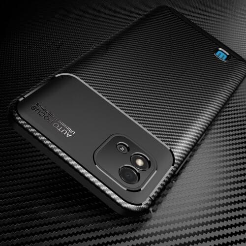 Luxury Carbon Fiber Texture Shockproof Case For OPPO Realme C20 Soft TPU Silicone Bumper Protective Back Cover Coque Fundas