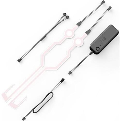 M68B Bicycle Helmet Reflective Light Stripe LED Light Decals Luminous Signal Sticker Flash Wire Sticky Light