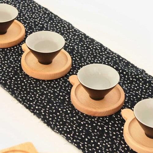 Japanese-style Heat-resistant Nonslip Pads Drink Coaster Table Placemats Creative Coffee Mug Cup Coasters Kitchen Accessories