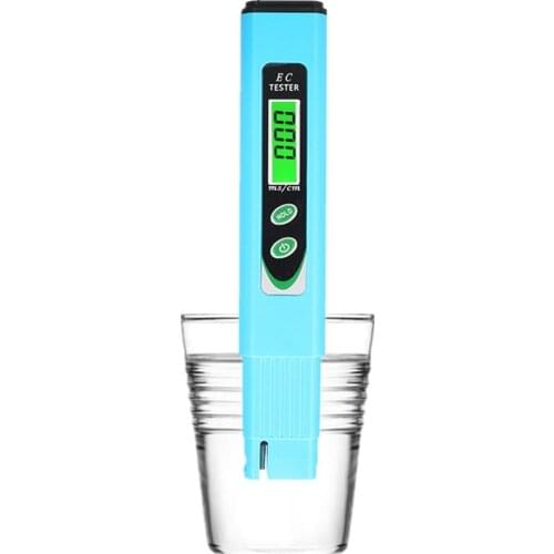 EC Meter Tester 19.99 ms/cm Water Quality Electrical quick measurement LCD display with backlight 30%off